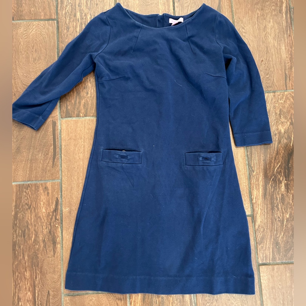 Lilly Pulitzer size M blue front pocket dress